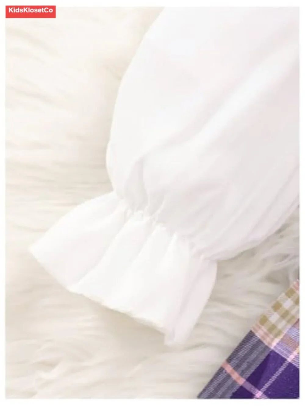 Girls 3 Piece Skirt Outfit Long Sleeve Button Down Shirt Pullover Sweater Vest